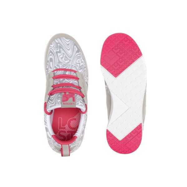 SCARPE LACOSTE LIGHT TC GRIGIE E ROSA729DCW1211 S1P