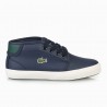 SCARPE POLACCHINO LACOSTE PELLE 730SPC2001 DB4 BLU A/I 2015