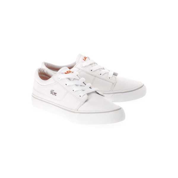 SCARPE LACOSTE VAULTSTAR BAMBINO BIANCHE P/E 2015729SPC0223 21G