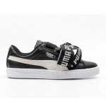 SCARPE PUMA BASKET HEART DE WN'S NERE/BIANCHE A/I 2017 364082-01