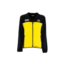 FELPA FILA HEMANN FLEECE JACKET GIALLA/NERA A/I 2018 682347-015