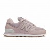 SCARPE NEW BALANCE 574 METALLIC LEATHER ROSA A/I 2020 WL574PMB