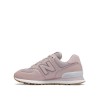 SCARPE NEW BALANCE 574 METALLIC LEATHER ROSA A/I 2020 WL574PMB