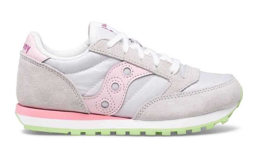 SCARPE SAUCONY JAZZ KIDS GRIGIO/ROSA/VERDE A/I 2021 SK165135 SCARPE SAUCONY JAZZ KIDS GRIGIO/ROSA/VERDE A/I 2021 SK165135
