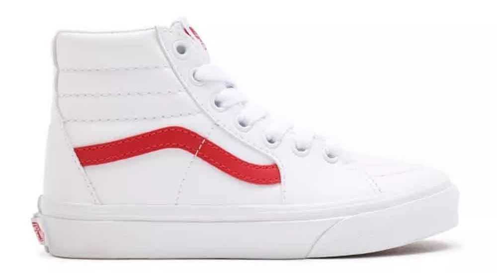 SCARPE VANS POP CLASSIC TUMBLE SK8-HI BIANCO/ROSSO A/I 2021 VN0A4UI29AN1 SCARPE VANS POP CLASSIC TUMBLE SK8-HI BIANCO/ROSSO A/I 2021 VN0A4UI29AN1