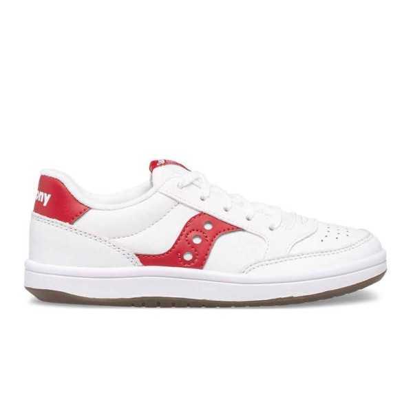SCARPE SAUCONY O JAZZ COURT BIANCO/ROSSO P/E 2022 SK265122