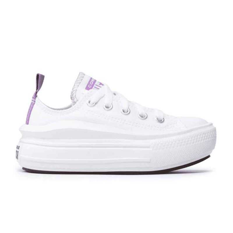 SCARPE CONVERSE CTAS MOVE OX BIANCO/LILLAP/E 2022 371528C