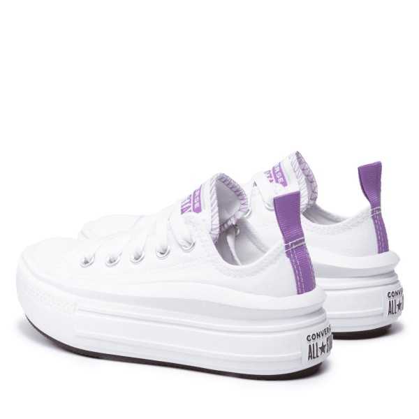 SCARPE CONVERSE CTAS MOVE OX BIANCO/LILLAP/E 2022 371528C