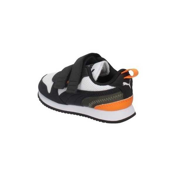 SCARPE PUMA R78 NERO/BIANCO/ARANCIO P/E 2022 373618-23