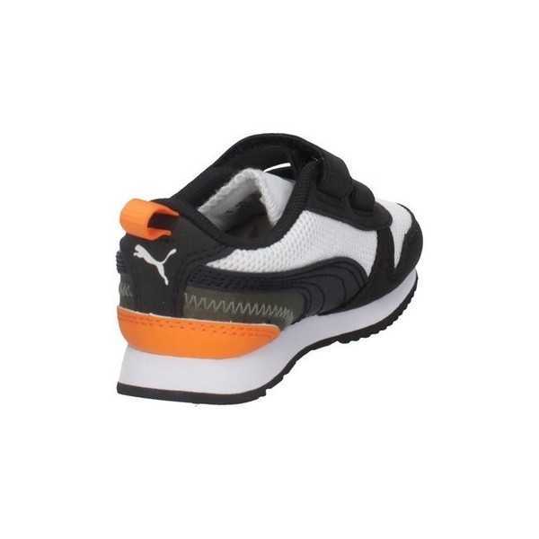 SCARPE PUMA R78 NERO/BIANCO/ARANCIO P/E 2022 373618-23