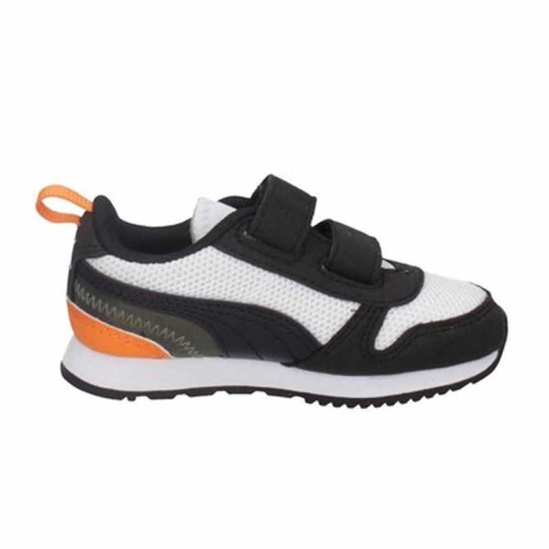 SCARPE PUMA R78 NERO/BIANCO/ARANCIO P/E 2022 373618-23
