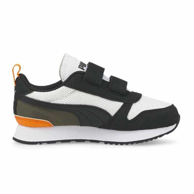SCARPE PUMA R78 NERO/BIANCO/ARANCIONE P/E 2022 373617-23