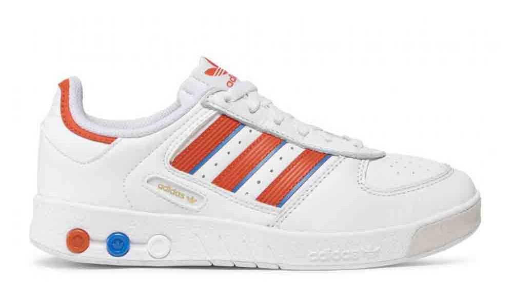 SCARPE ADIDAS G.S. COURT BIANCO/ROSSO A/I 2022 GX9448 SCARPE ADIDAS G.S. COURT BIANCO/ROSSO A/I 2022 GX9448