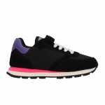 SCARPE SUN68 GIRL'S ALLY SOLID (KID) NERO/FUCSIA A/I 2022 Z42401K 1120