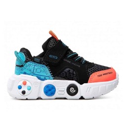 SCARPE SKECHERS GAMETRONIX NERO/ROSSO/BLU A/I 2022 402262N BKMT