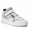 SCARPE CALVIN KLEIN CHUNKY CUPSOLE LACEU BIANCO/NERO A/I 2022 YM0YM004260K4