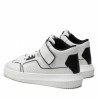 SCARPE CALVIN KLEIN CHUNKY CUPSOLE LACEU BIANCO/NERO A/I 2022 YM0YM004260K4