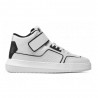 SCARPE CALVIN KLEIN CHUNKY CUPSOLE LACEU BIANCO/NERO A/I 2022 YM0YM004260K4