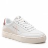 SCARPE CALVIN KLEIN CLASSIC CUPSOLE LACE BIANCO/TERRACOTTA A/I 2022 YW0YW006990LG