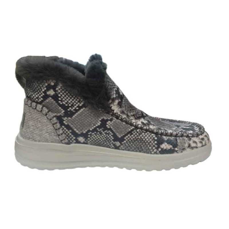 STIVALE HEY DUDE DENNY PYTHON GRIGIO A/I 2022 122051736