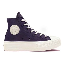 SCARPE CONVERSE CHUCK TAYLOR ALL STAR LIFT PLATFORM TONAL JACQUARD VIOLA A/I 2022 A00887C
