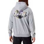 New Era Felpa con cappuccio oversize da uomo Los Angeles Lakers Infill Team Logo - Nero