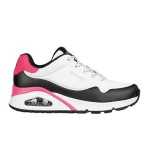 Scarpe Skechers Uno-Backlit Bianco/Nero/Fucsia A/I 2023 155593 WNPK | Skechers | 