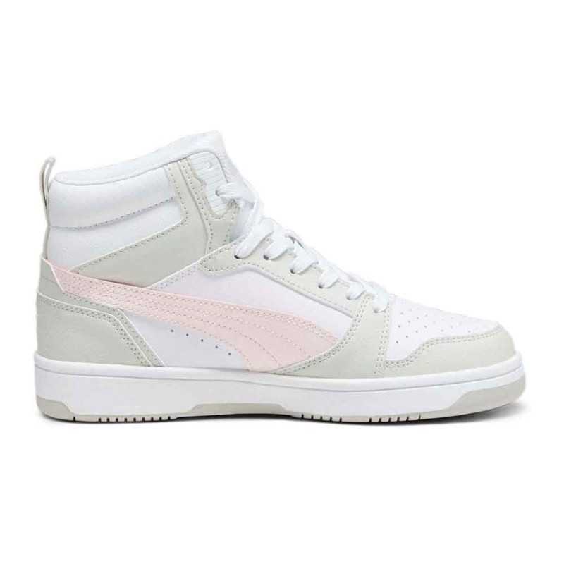 Scarpe Puma Rebound v6 Mid Bianco/Grigio/Rosa A/I 2023 392326-07 | Puma | 