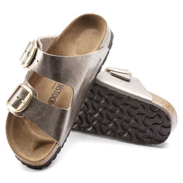 Ciabatta Birkenstock Arizona Big Buckle Birko Flor Graceful Taupe P/E 2024 1020882 | Birkenstock | 