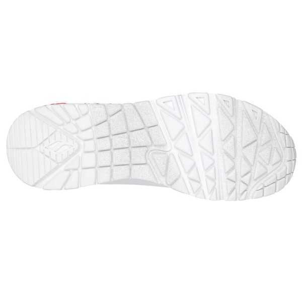 Scarpe Skechers x JGoldcrown: Uno - Spread the Love Bianco/Rosso/Rosa P/E 2024 155507 WCRL | Skechers | 