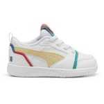 Scarpe Puma Rebound V6 Lo Ready AC Inf Bianco P/E 2024 395570-01 | Puma | 