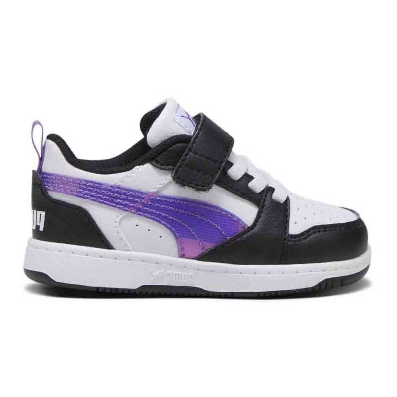 Scarpe Puma Rebound V6 Lo Deep Dive AC+ Inf Bianco/Nero/Viola P/E 2024 397352-02 | Puma | 