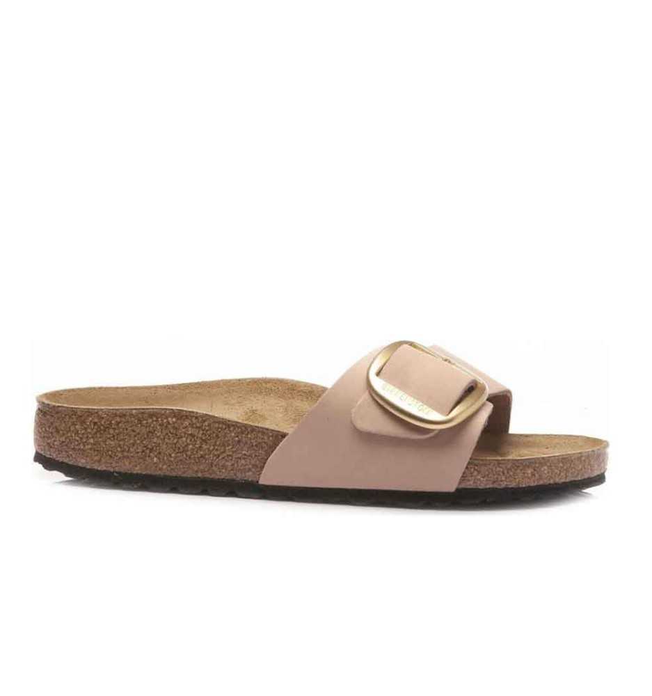 Ciabatta Birkenstock Madrid Big Buckle Nubuck Leather Rosa P/E 2024 1027056 | Birkenstock | Ciabatta Birkenstock Madrid Big Buckle Nubuck Leather Rosa P/E 2024 1027056 | Birkenstock |