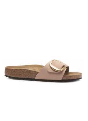 Ciabatta Birkenstock Madrid Big Buckle Nubuck Leather Rosa P/E 2024 1027056 | Birkenstock | 