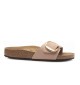 Ciabatta Birkenstock Madrid Big Buckle Nubuck Leather Rosa P/E 2024 1027056 | Birkenstock |