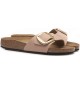 Ciabatta Birkenstock Madrid Big Buckle Nubuck Leather Rosa P/E 2024 1027056 | Birkenstock |