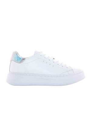 Scarpe Sun68 Grace Leather Bianco/Argento P/E 2024 Z34226 0144 | Sun68 | 