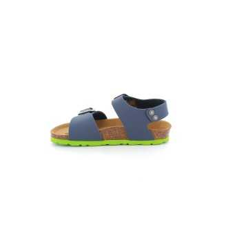 Sandalo Grunland Luce 0901 Blu/Lime | Grunland | 