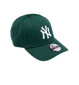 Cappello New Era 9Forty Regolabile New York Yankees League Essential Verde Scuro | New Era | 