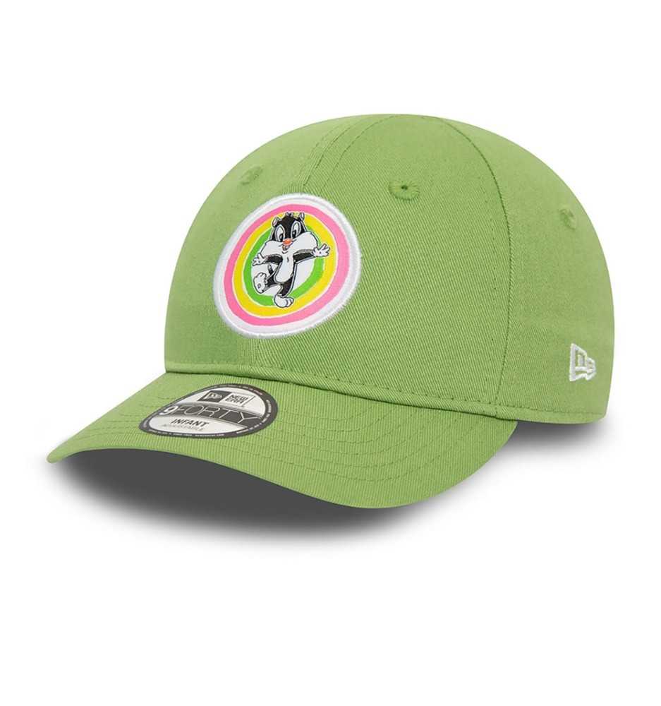 Cappellino New Era 9FORTY Regolabile Infant Silvestro Looney Tunes Verde Pastello 60435020