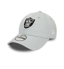 Cappello New Era 9Forty Regolabile Las Vegas Raiders Side Patch Grigio 60435130