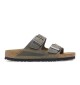 Ciabatta Birkenstock Arizona Oiled Leather Faded Khaki P/E 2024 1027039 | Birkenstock | 