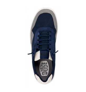 Scarpe Hey Dude Hudson Canvas Uomo Blu Navy E Grigio | Hey Dude | 