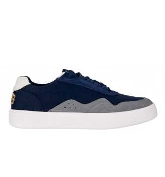 Scarpe Hey Dude Hudson Canvas Uomo Blu Navy E Grigio HD.41240 412