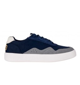 Scarpe Hey Dude Hudson Canvas Uomo Blu Navy E Grigio HD.41240 412