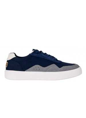 Scarpe Hey Dude Hudson Canvas Uomo Blu Navy E Grigio HD.41240 412