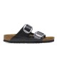 Ciabatta Birkenstock Arizona Big Buckle Birko Flor Donna Nero Liquirizia