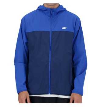 Giacca New Balance Athletics Woven Jacket Blu Oasi MJ41506BUL