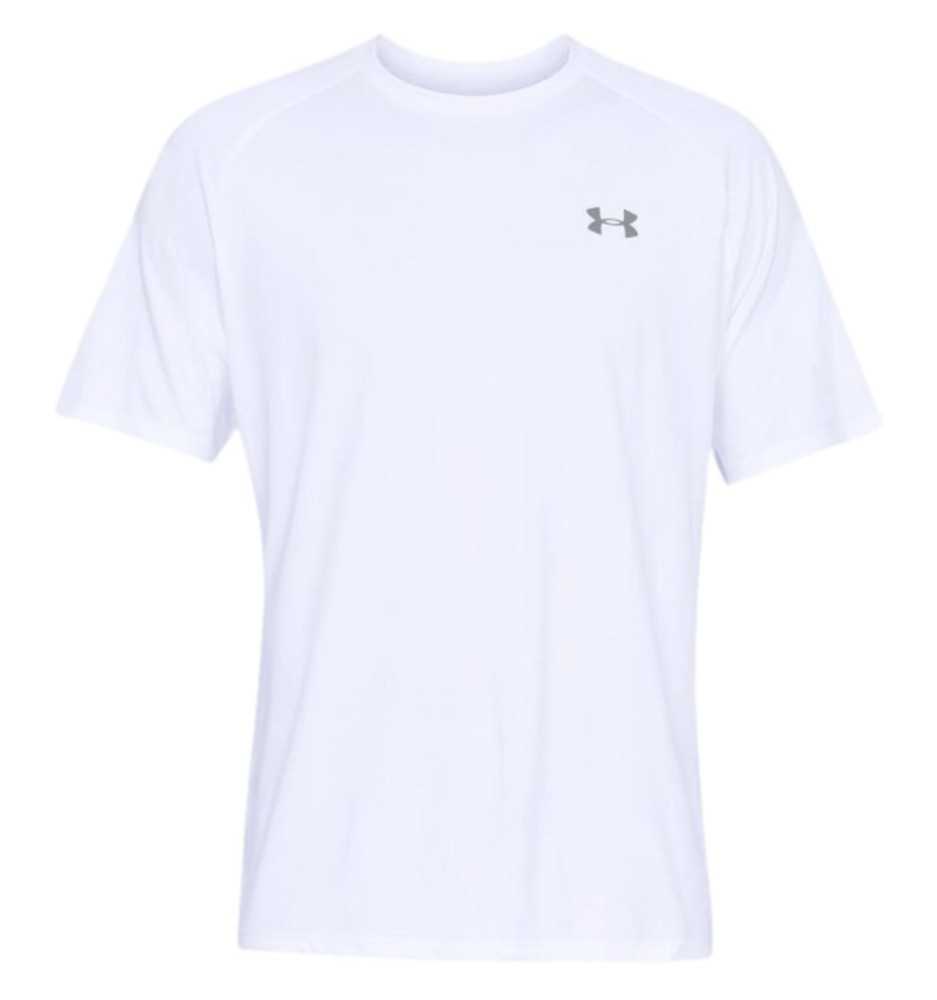Maglietta Under Armour Tech 2.0 Bianca 1326413-100