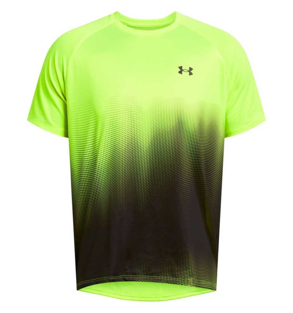 Maglietta Under Armour Tech Fade Giallo Inteso 1377053 731